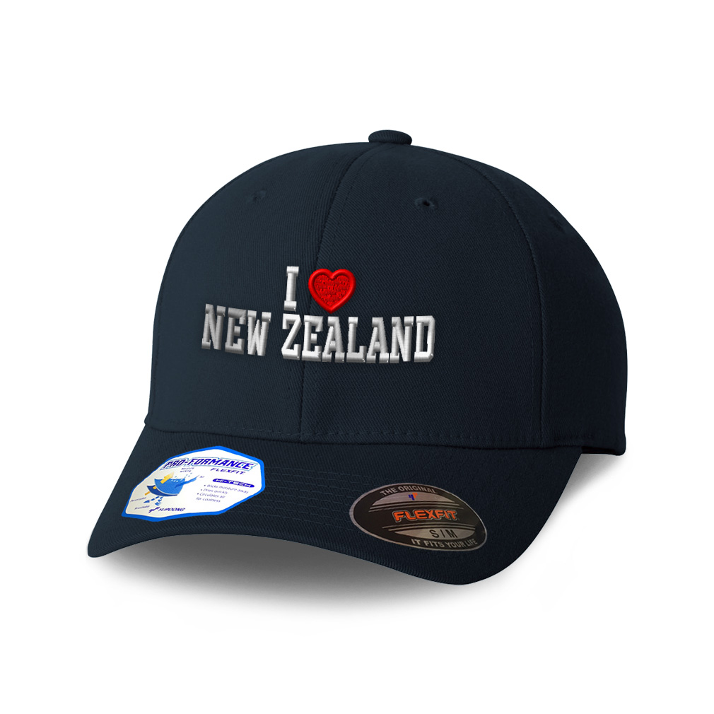Flexfit Hats for Men & Women I Love New Zealand Polyester Dad Hat Baseball Cap - Picture 7 of 8