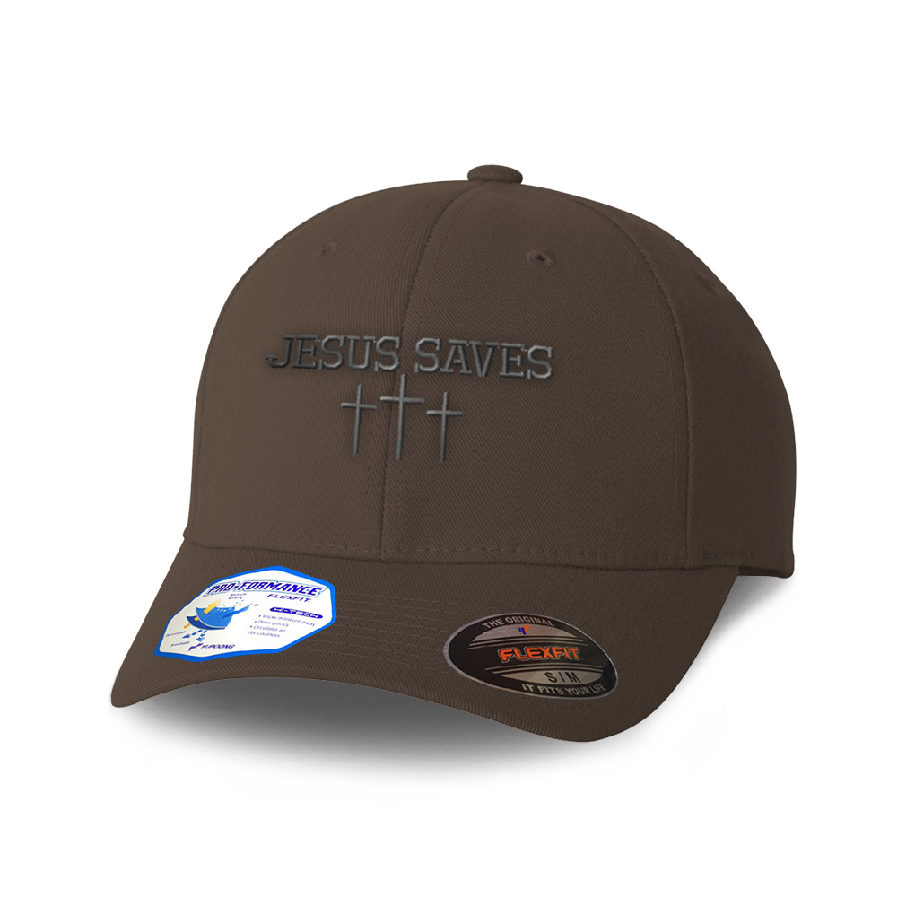 L/xl S/m Jesus Saves Gray Polyester Baseball Cap For Men And Women