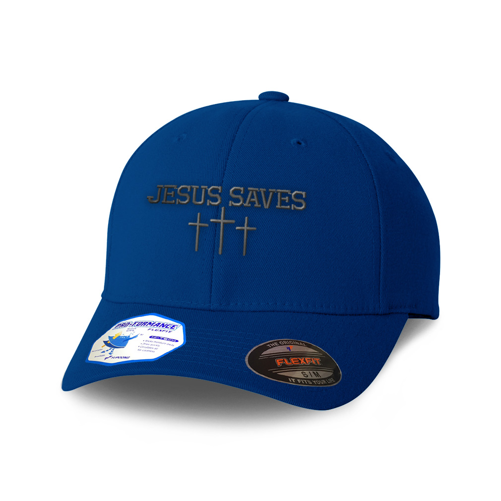 L/xl S/m Jesus Saves Gray Polyester Baseball Cap For Men And Women